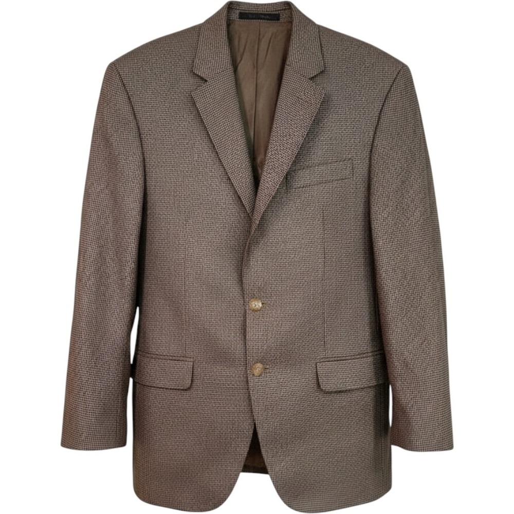 Lauren Ralph Lauren Herringbone Blazer Men 38R Brown Preppy Classic Ivy League‎